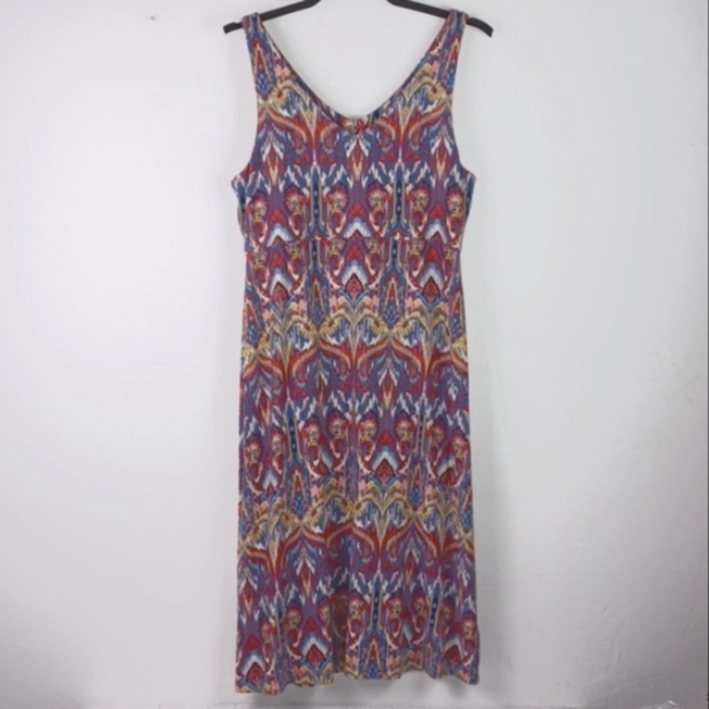 🌻3 for $15 ATHLETA PASTEL TRIBAL MIDI JERSEY AWESOME TANK DRESS